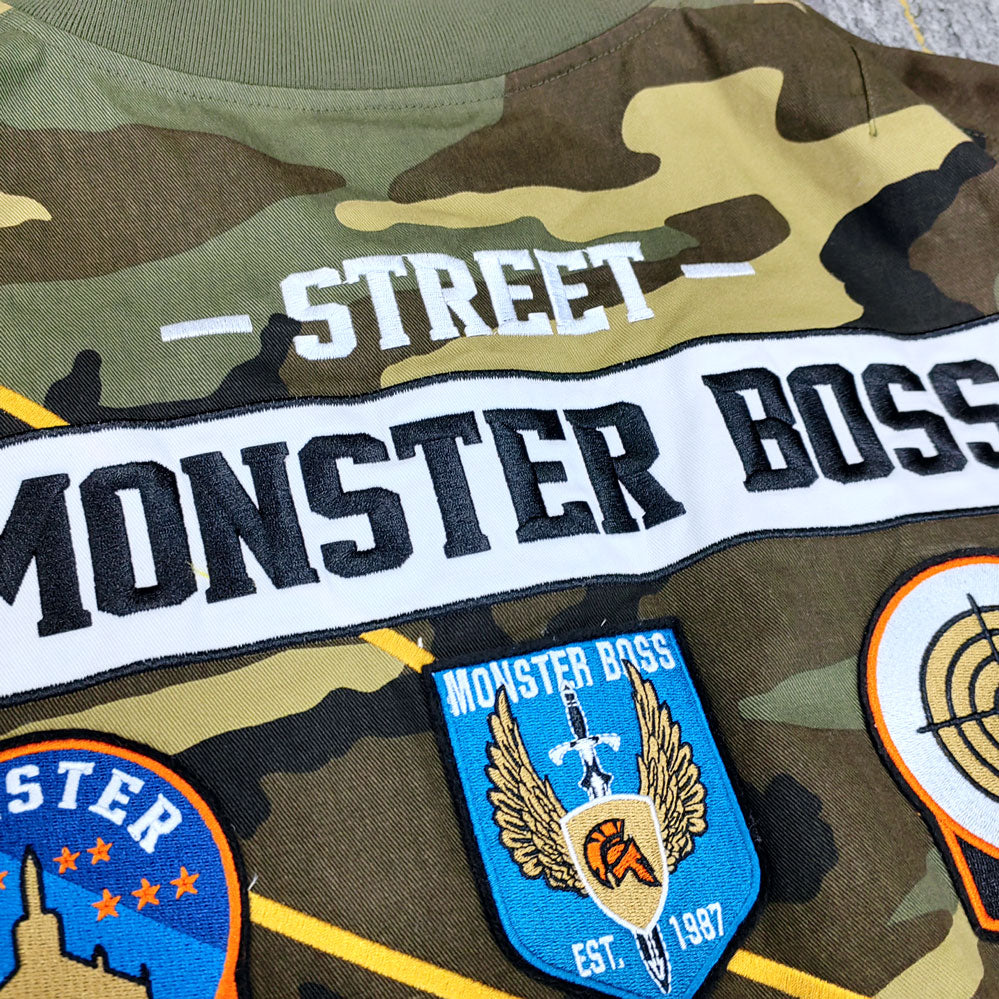 FACTORY custom applique embroidery fashion camouflage mens windbreaker jacket