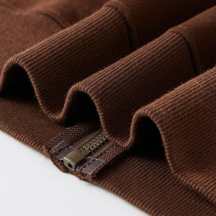 Huili manufacturer washed monkey gradient Expo velvet zipper hoodie American retro brand man
