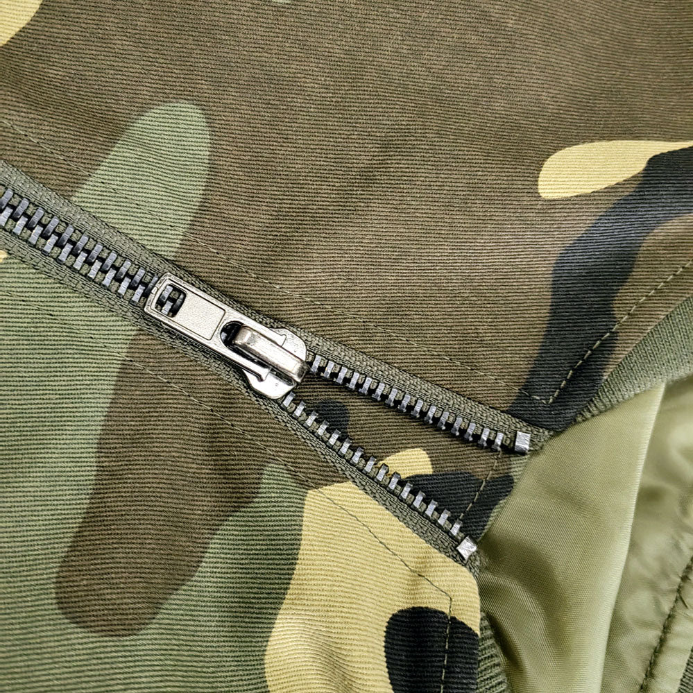 FACTORY custom applique embroidery fashion camouflage mens windbreaker jacket