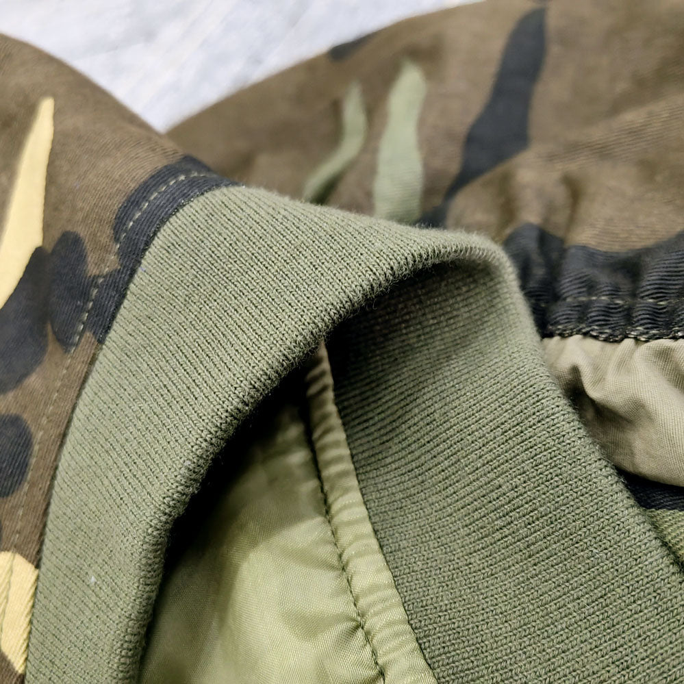 FACTORY custom applique embroidery fashion camouflage mens windbreaker jacket