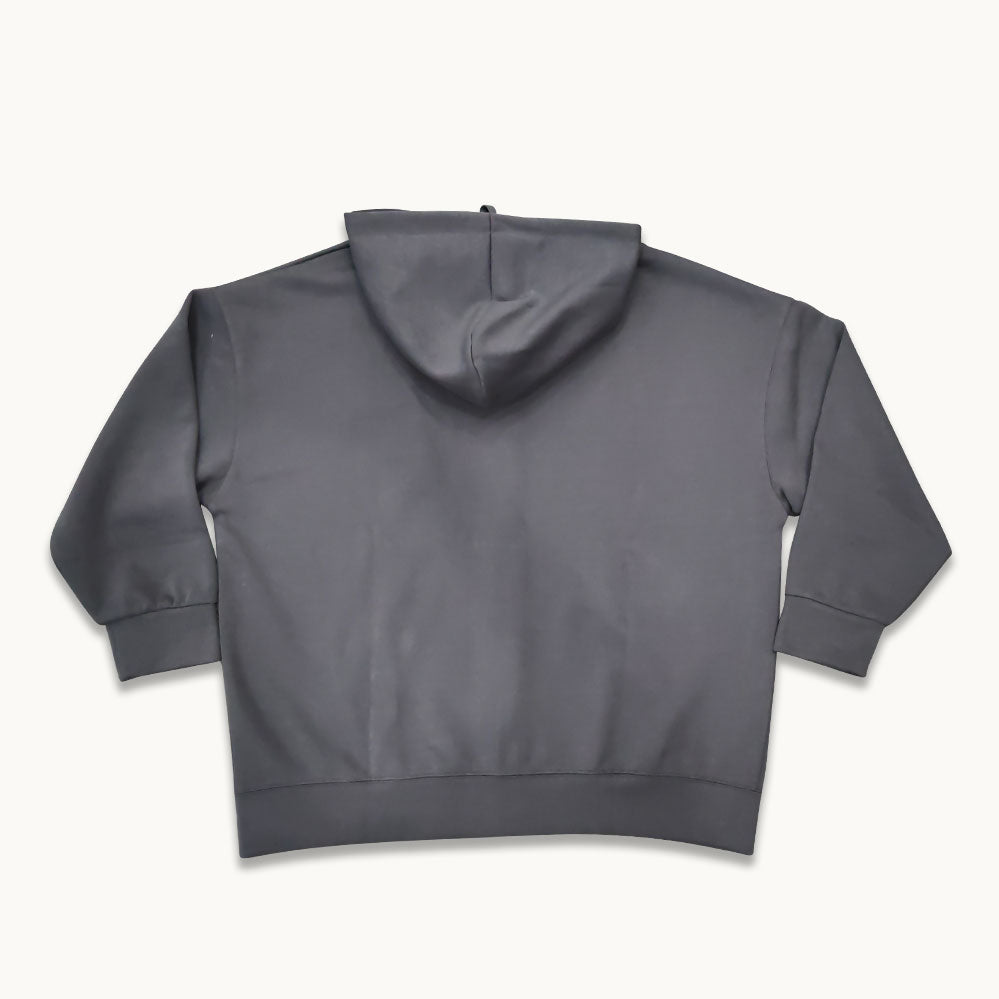 FACTORY heavyweight streetwear cropped hoodie men custom logo 3d puff print raw hem hoodie