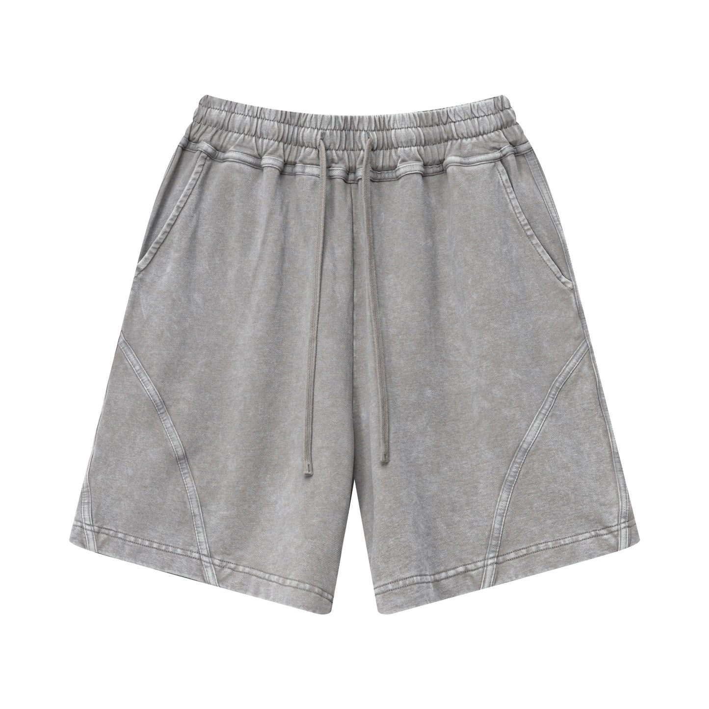 Fried snowflake webbing casual pants oversized sports shorts men