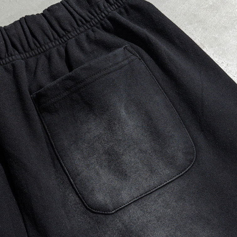Huili manufacturer American fashion brand gradient washed printed sport men's shorts vintage quarter pants