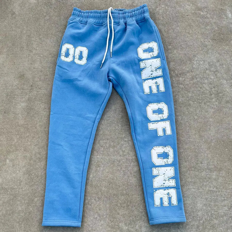 Factory Oem Basic Elastic Drawstring Waist Jogger Pants Men Custom Logo Printing Heavyweight Straight Leg Sweatpants Men