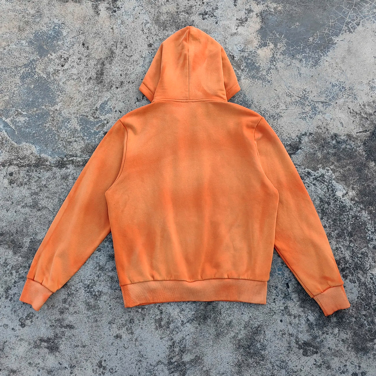 Heavyweight French Terry Thick Cotton Hoodies Pullover Men Custom logo Printed Vintage Washed Sunfaded Hoodie