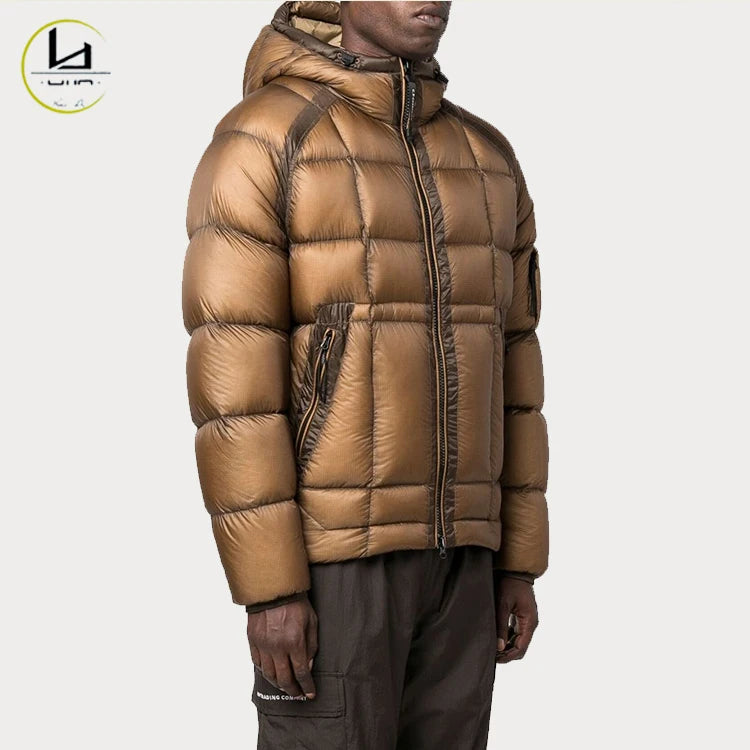 factory manufacture light fit down jacket custom logo high quality winter jacket luxury puffer jacket