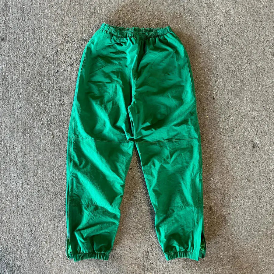 Factory Oem Wholesale Lightweight Nylon Sports Pants Men Custom Piping Design Solid Color Plain Track Pants