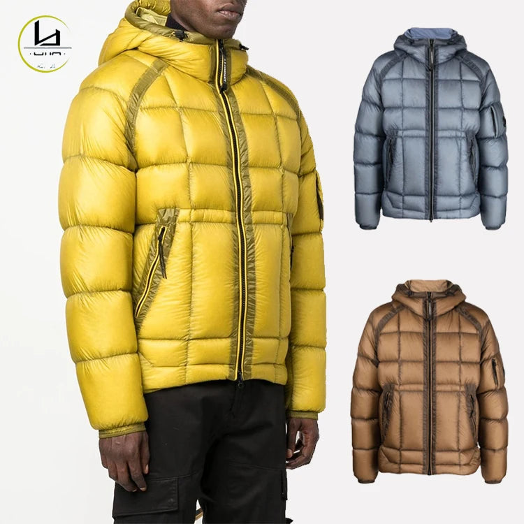 factory manufacture light fit down jacket custom logo high quality winter jacket luxury puffer jacket