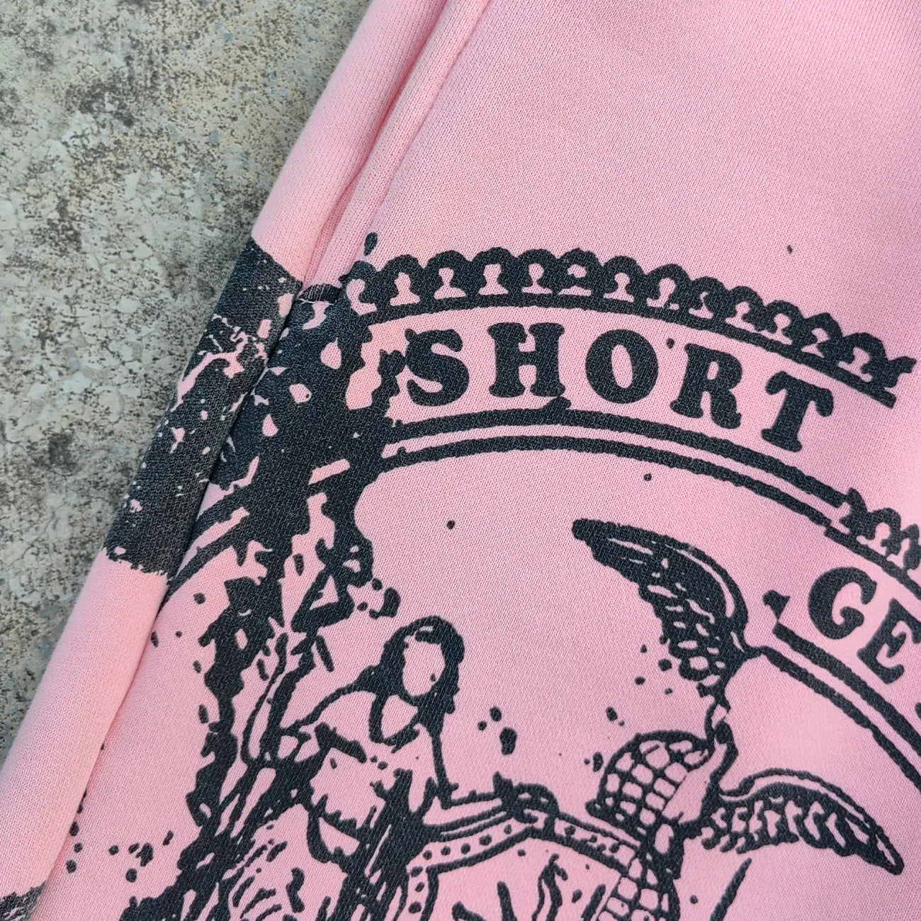 Heavyweight Cotton Thick French Terry Sweatpants Menc Custom Digital Printed Oversized Wide Leg Baggy Graphic Sweatpants