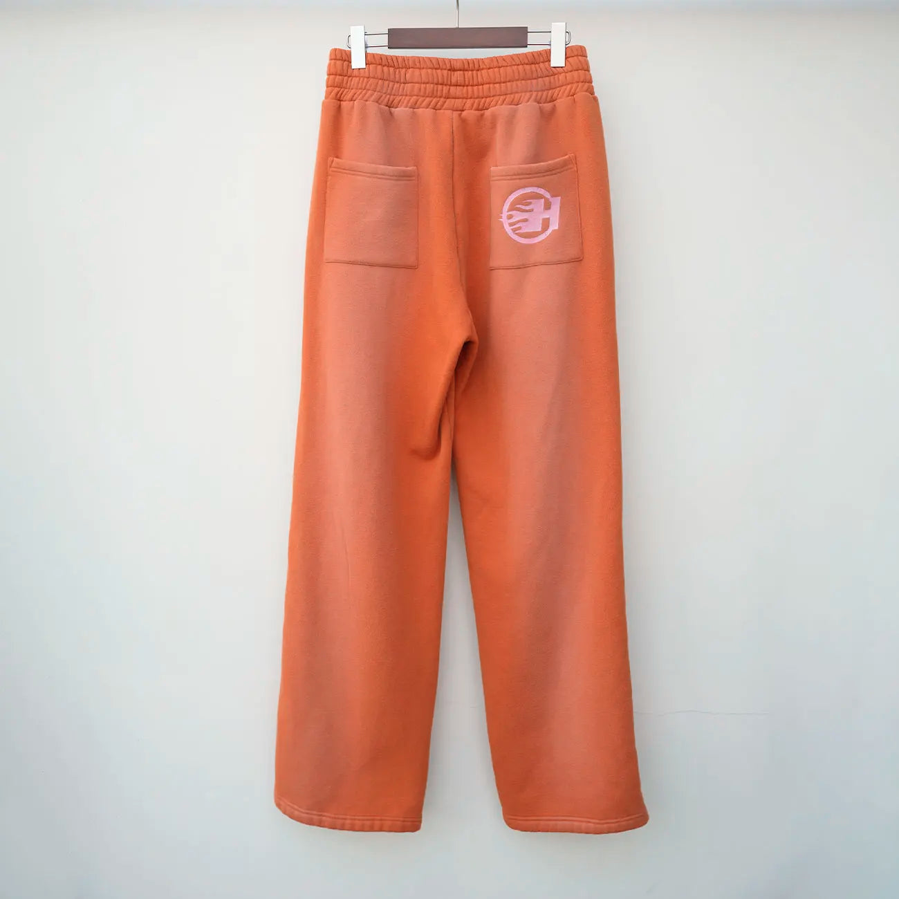 Vintage Monkey Washed Sunfaded Sweat Pants Oversized Fit Mens Custom Logo Printing Striped Wide Leg Sweatpants