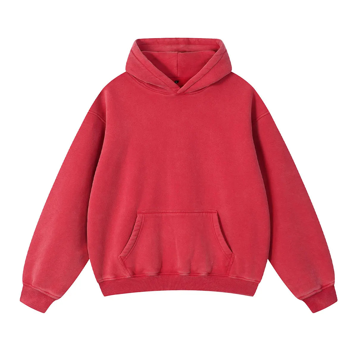 Heavyweight Fleece Supplier Low MOQ Vintage Snowflake Wash Blank Custom Logo Casual Hooded Sweatshirt