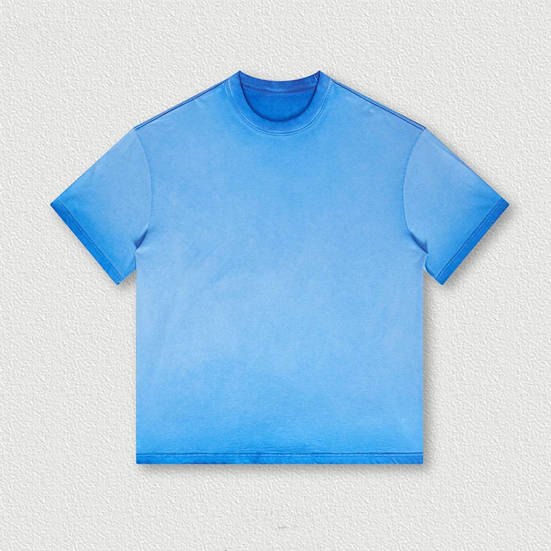Manufacturer High Quality Custom Oversized Blank Men 100% Cotton Vintage T Shirts Acid Wash T-shirt