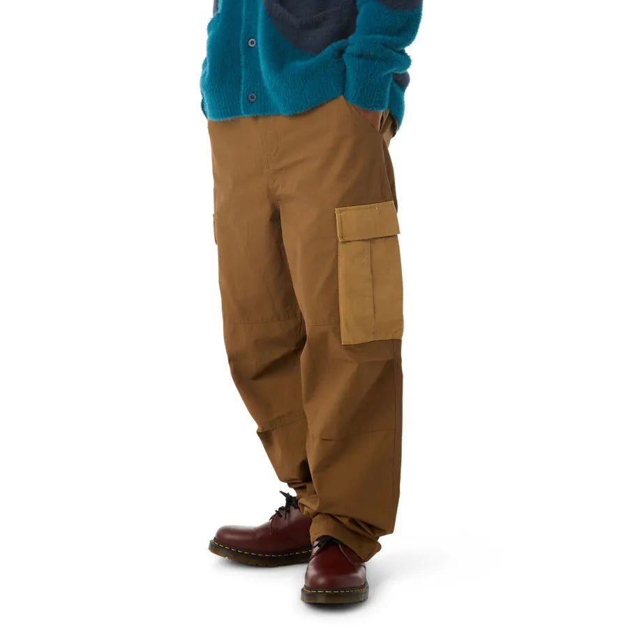 Huilin Factory Oem 100 % Baumwolle Caroenter Hose Weites Bein Übergroße Fallschirmhose Maßgeschneiderte Baggy Cargohose für Herren