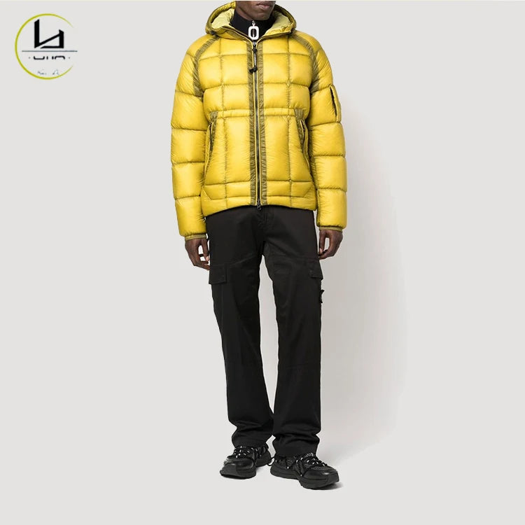 factory manufacture light fit down jacket custom logo high quality winter jacket luxury puffer jacket