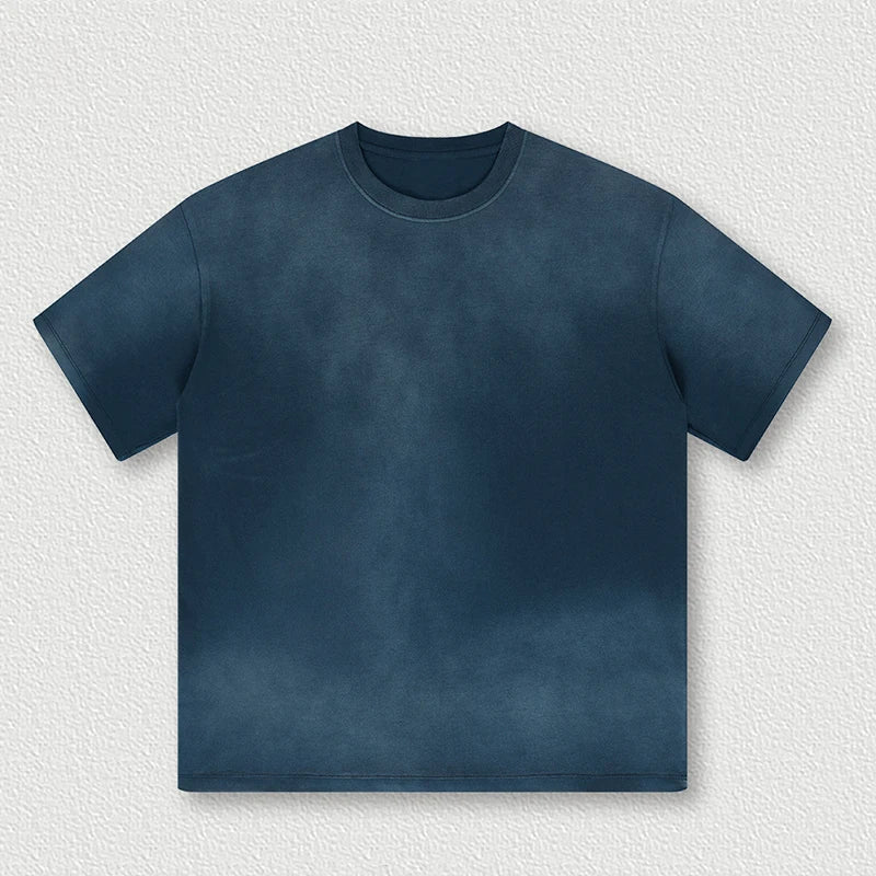Wholesale Unisex 100% Cotton Street Wear Cotton T Shirt Custom 270 Gsm Acid Wash Drop Shoulder Oversized Blank T Shirts