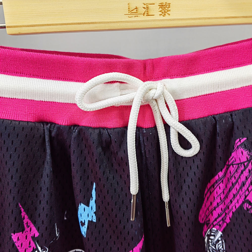 FACTORY gym shorts custom embroidered patched basketball shorts men graphic printing mesh shorts