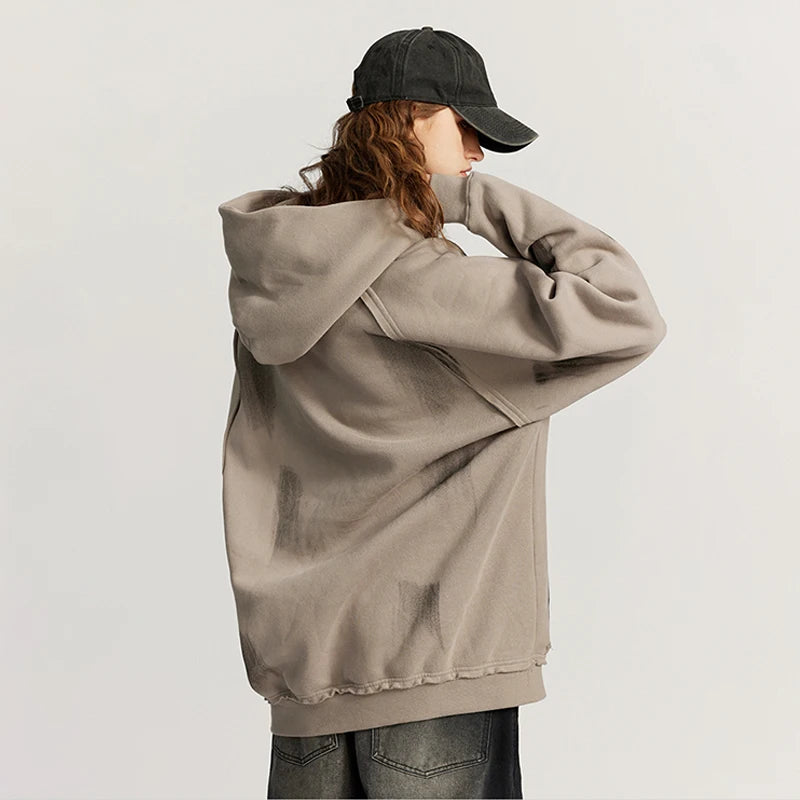 Wholesale Heavy Cotton Hoodie Mens Heavyweight Hoodie Oversized Sweatshirt Men Cropped Hoodie Men