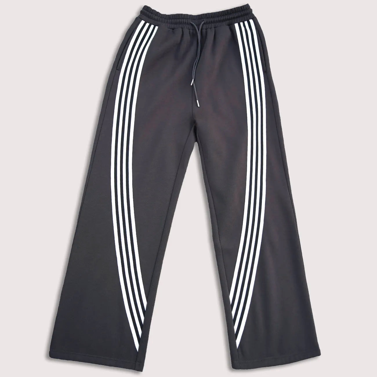 Fleece Vintage Washed Hoodies Sweatpants Sets Men Custom Logo Striped Trimmed Shorts Sweatpants Solid Color Hoodie