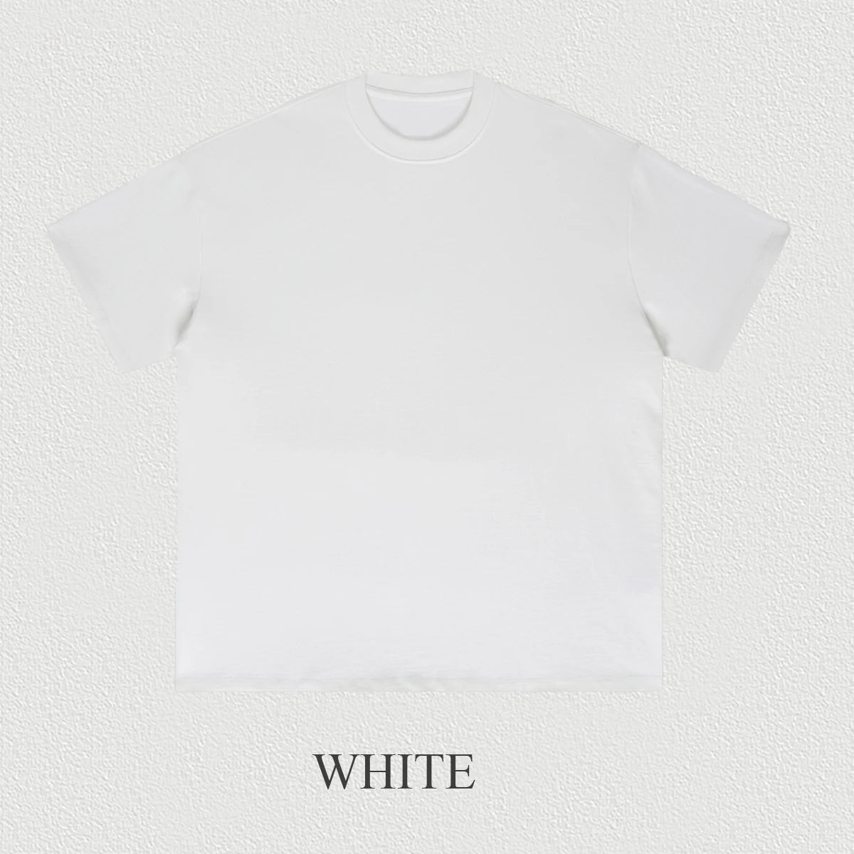 Unisex Oversized T Shirts Short Sleeve Men Solid Color Blank Heavyweight Cotton Basic T Shirt