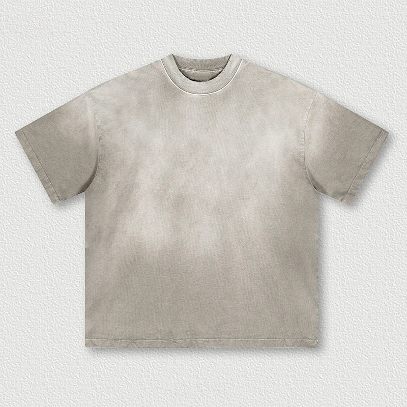 Wholesale 2024 Hot Hell Oversized 100% Cotton T-shirt Streetwear Blank Acid Wash Custom Logo Mens Vintage T Shirts