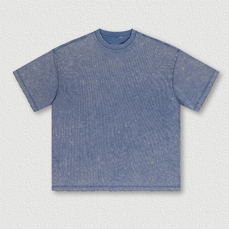 Manufacturer 100% Cotton Blank T-shirts Heavyweight Oversized T Shirt Design Printing Custom Vintage Wash Shirt