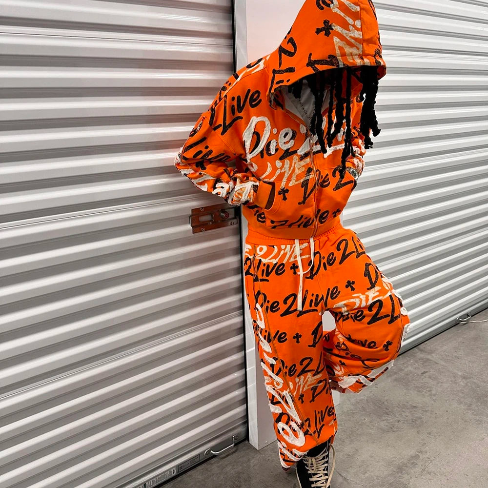 Heavyweight Cotton Screen Printing Wide Leg Track Pants Men Custom Embroidery Logo Patched Baggy Oversized Sweatpants