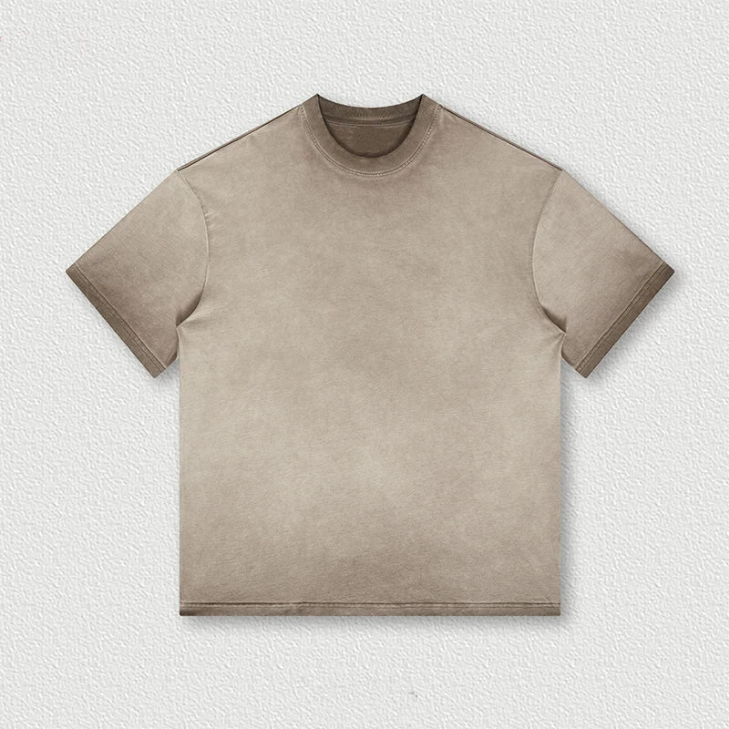 Manufacturer High Quality Custom Oversized Blank Men 100% Cotton Vintage T Shirts Acid Wash T-shirt