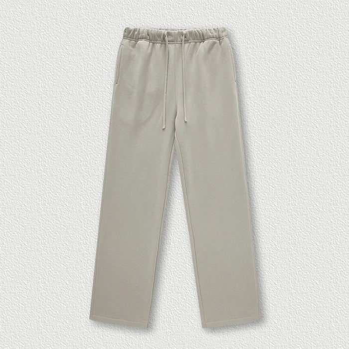 Clothing Factory Oem Customized 100% Cotton French Terry Plain Blank Sweatpants Men Heavyweight Straight Leg Sweatpants