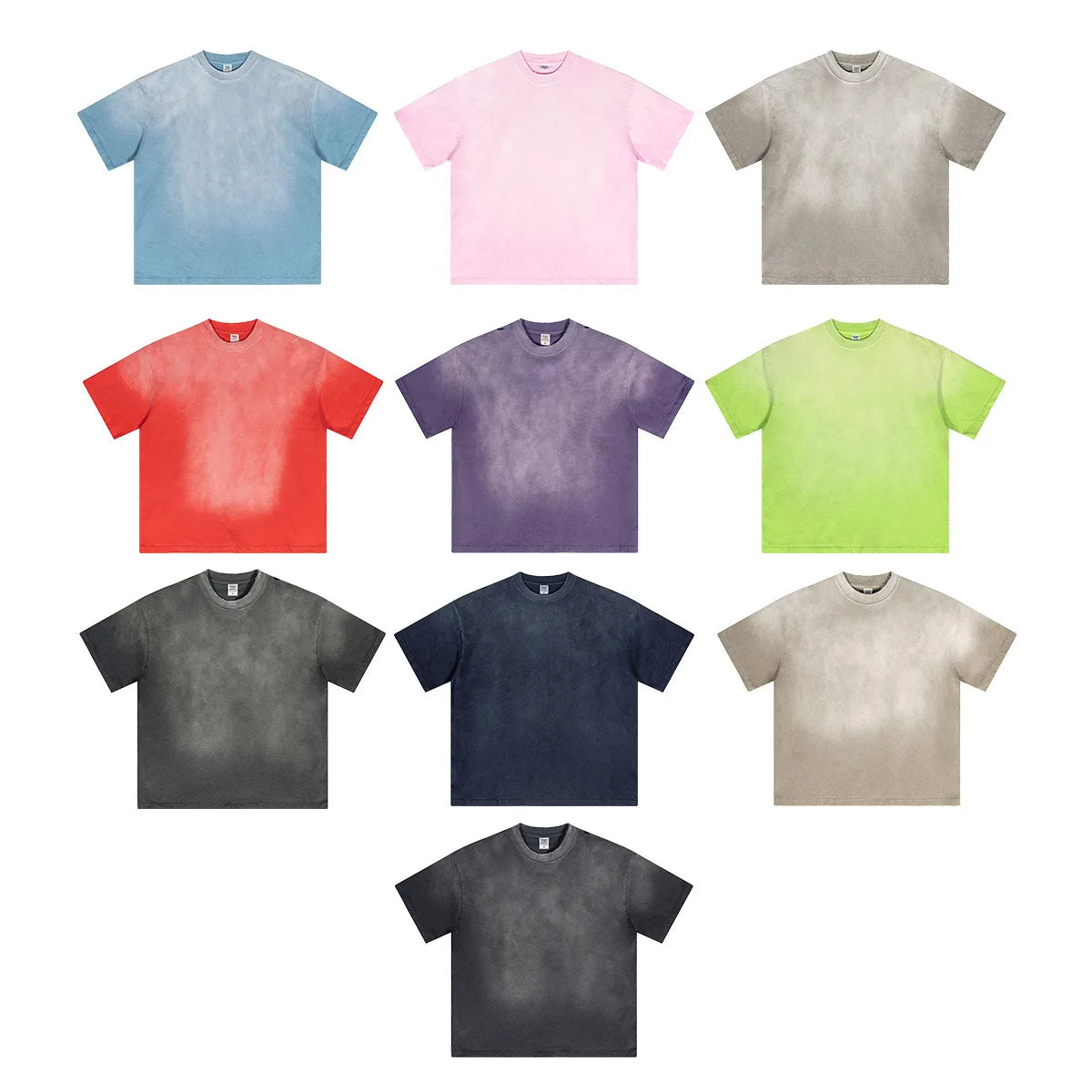 Wholesale 2024 Hot Hell Oversized 100% Cotton T-shirt Streetwear Blank Acid Wash Custom Logo Mens Vintage T Shirts