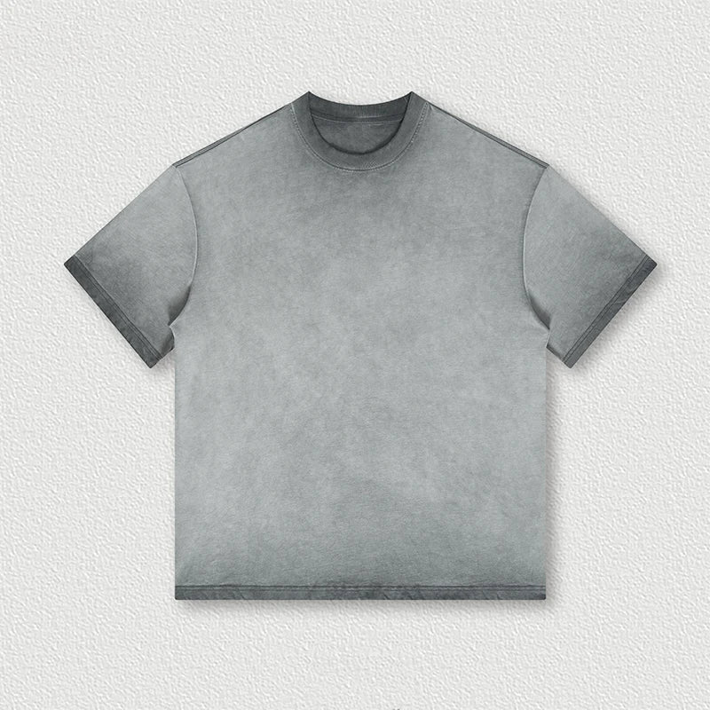 Manufacturer High Quality Custom Oversized Blank Men 100% Cotton Vintage T Shirts Acid Wash T-shirt