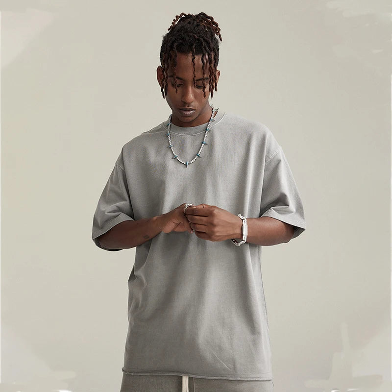Manufacturer High Quality Prints Men's Set Streetwear Casual Tracksuit Men Short Sleeve T-Shirt Shorts