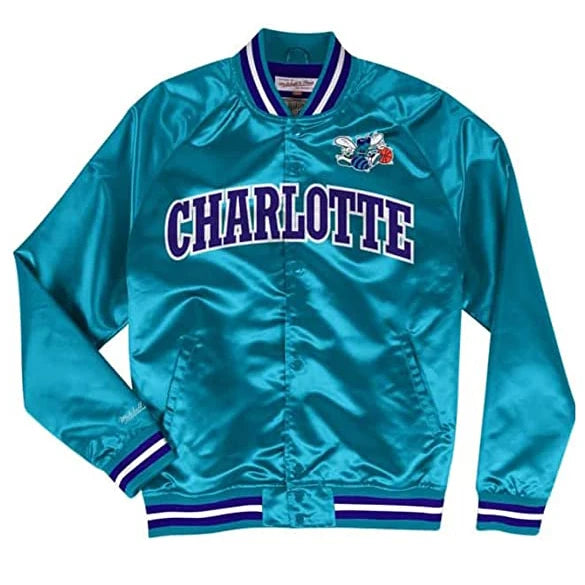 Factory Directly Custom basketball team chenille patched embroidery logo Mens Gold Long Sleeve Satin Jacket