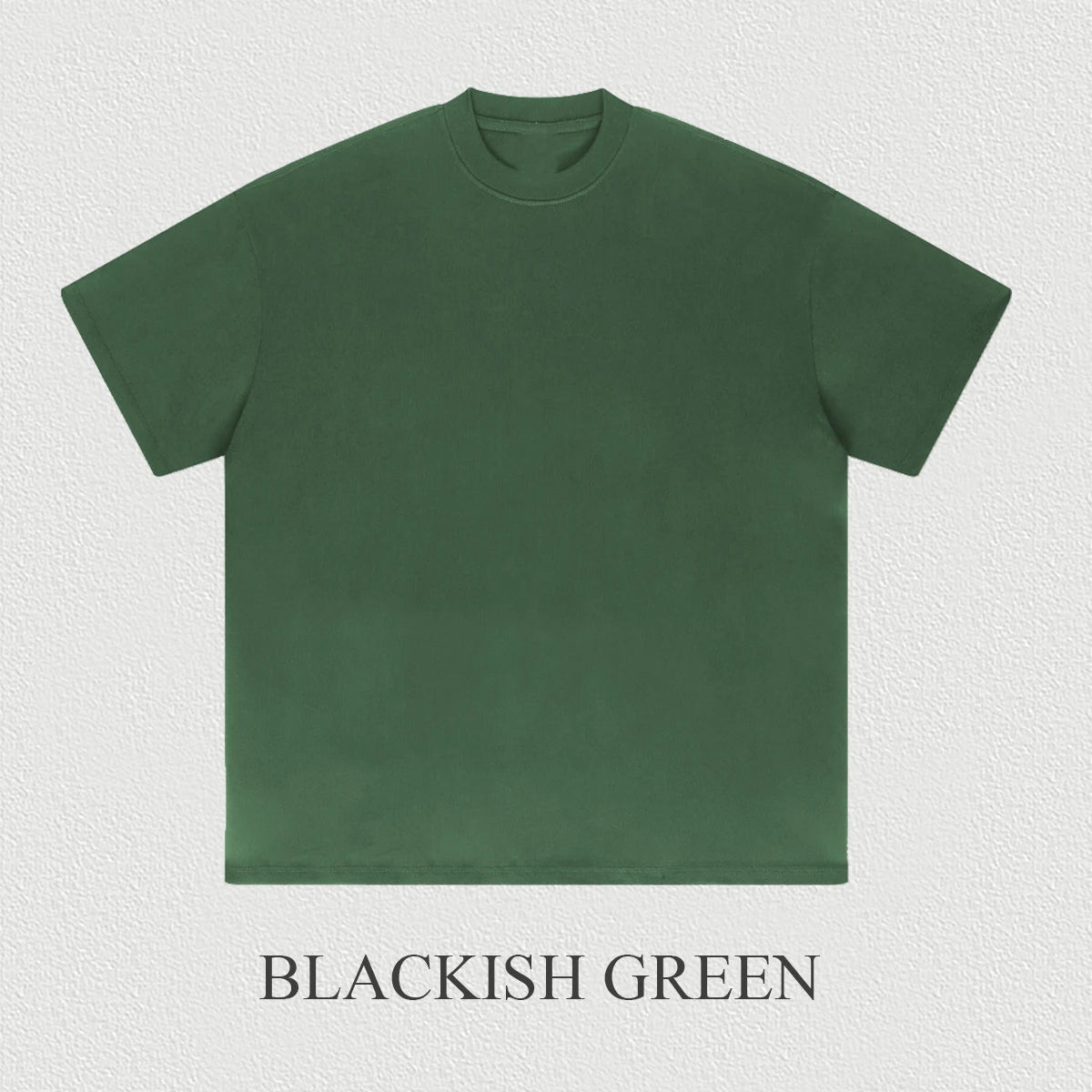Unisex Oversized T Shirts Short Sleeve Men Solid Color Blank Heavyweight Cotton Basic T Shirt
