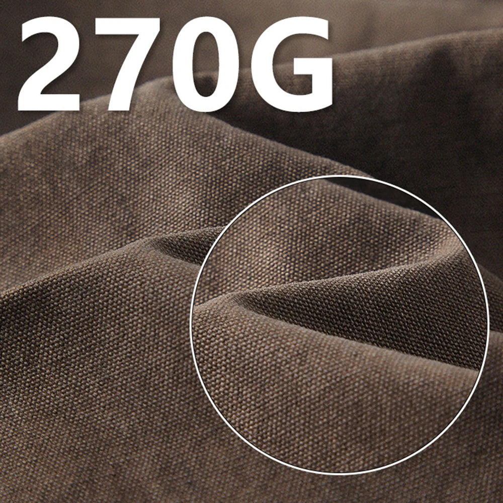 Winter Monkey Washed Gradient Woven Carpertner Outdoor Pants Oversized Wide Leg Men Sun Faded Thick Cotton Cargo Pants