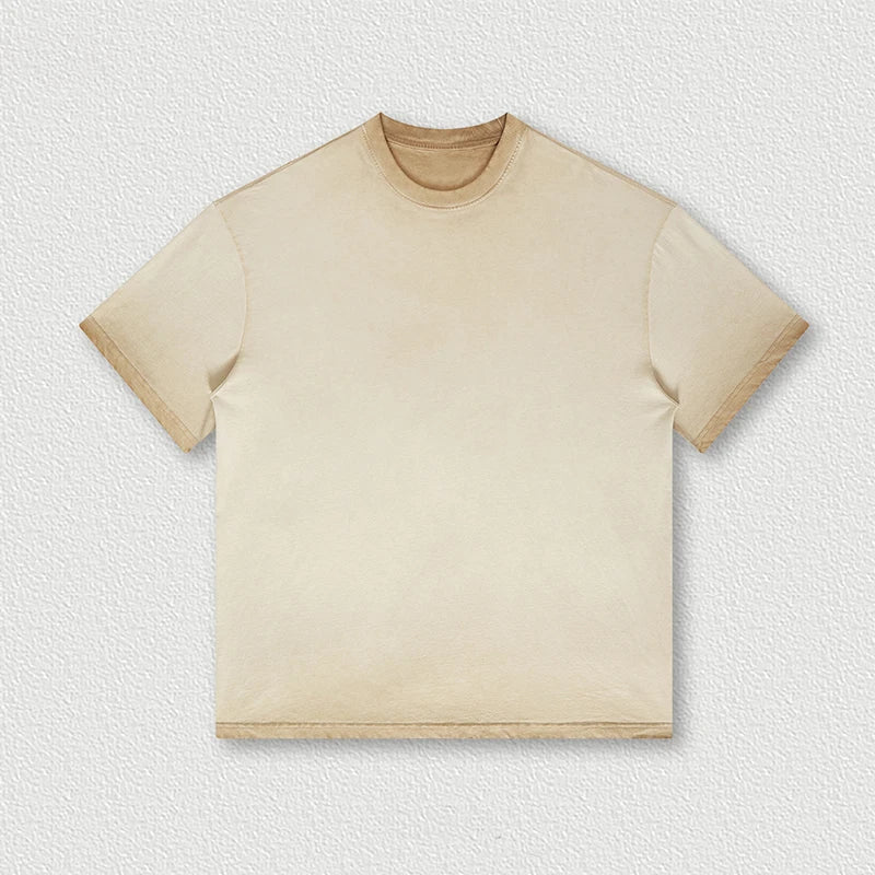 Manufacturer High Quality Custom Oversized Blank Men 100% Cotton Vintage T Shirts Acid Wash T-shirt
