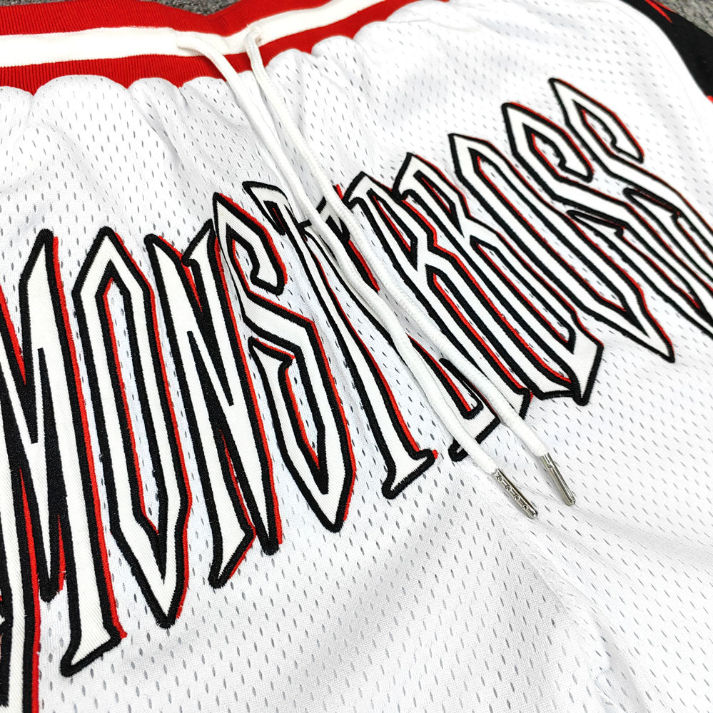 FACTORY gym shorts custom embroidered patched basketball shorts men graphic printing mesh shorts