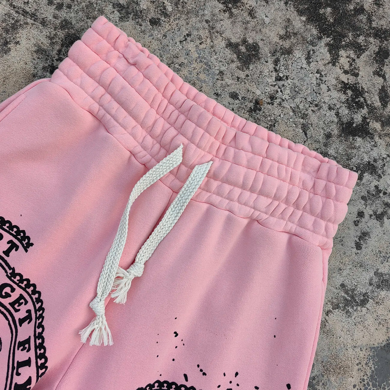 Heavyweight Cotton Thick French Terry Sweatpants Menc Custom Digital Printed Oversized Wide Leg Baggy Graphic Sweatpants