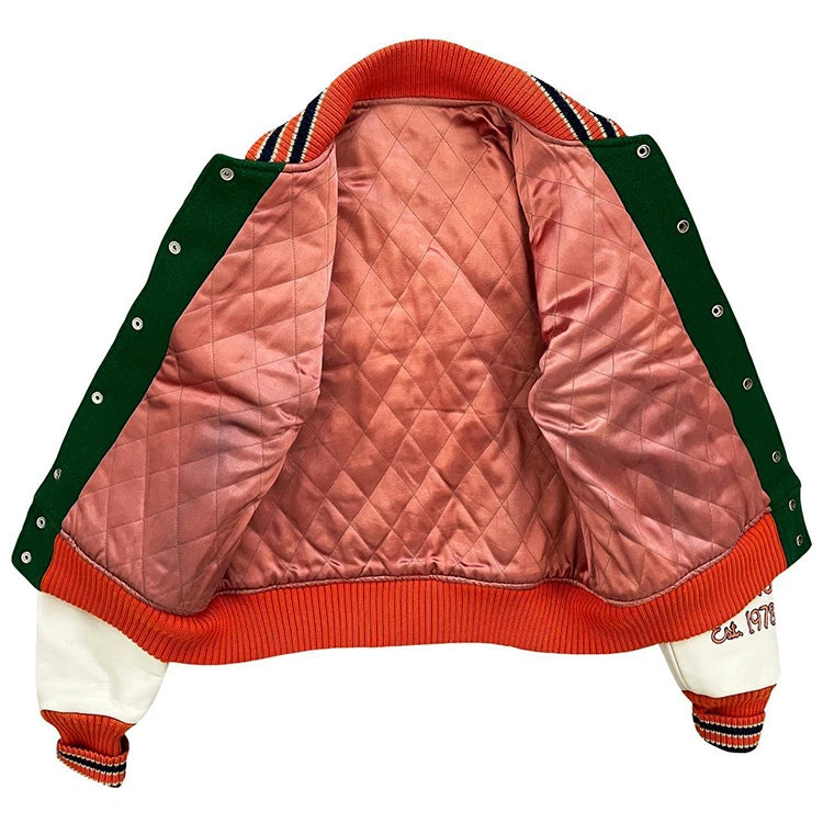factory manufacture thick high quality mens letterman jackets wholesale custom printed embroidery baseball varsity jacket