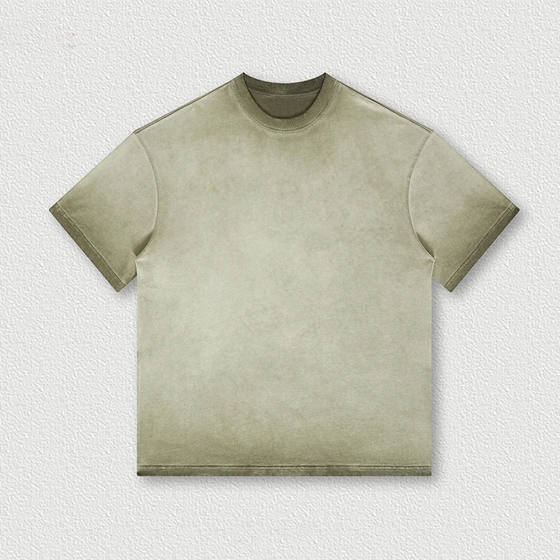 Manufacturer High Quality Custom Oversized Blank Men 100% Cotton Vintage T Shirts Acid Wash T-shirt