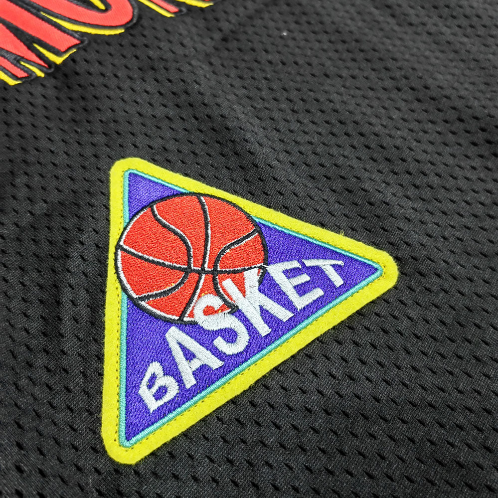 FACTORY gym shorts custom embroidered patched basketball shorts men graphic printing mesh shorts