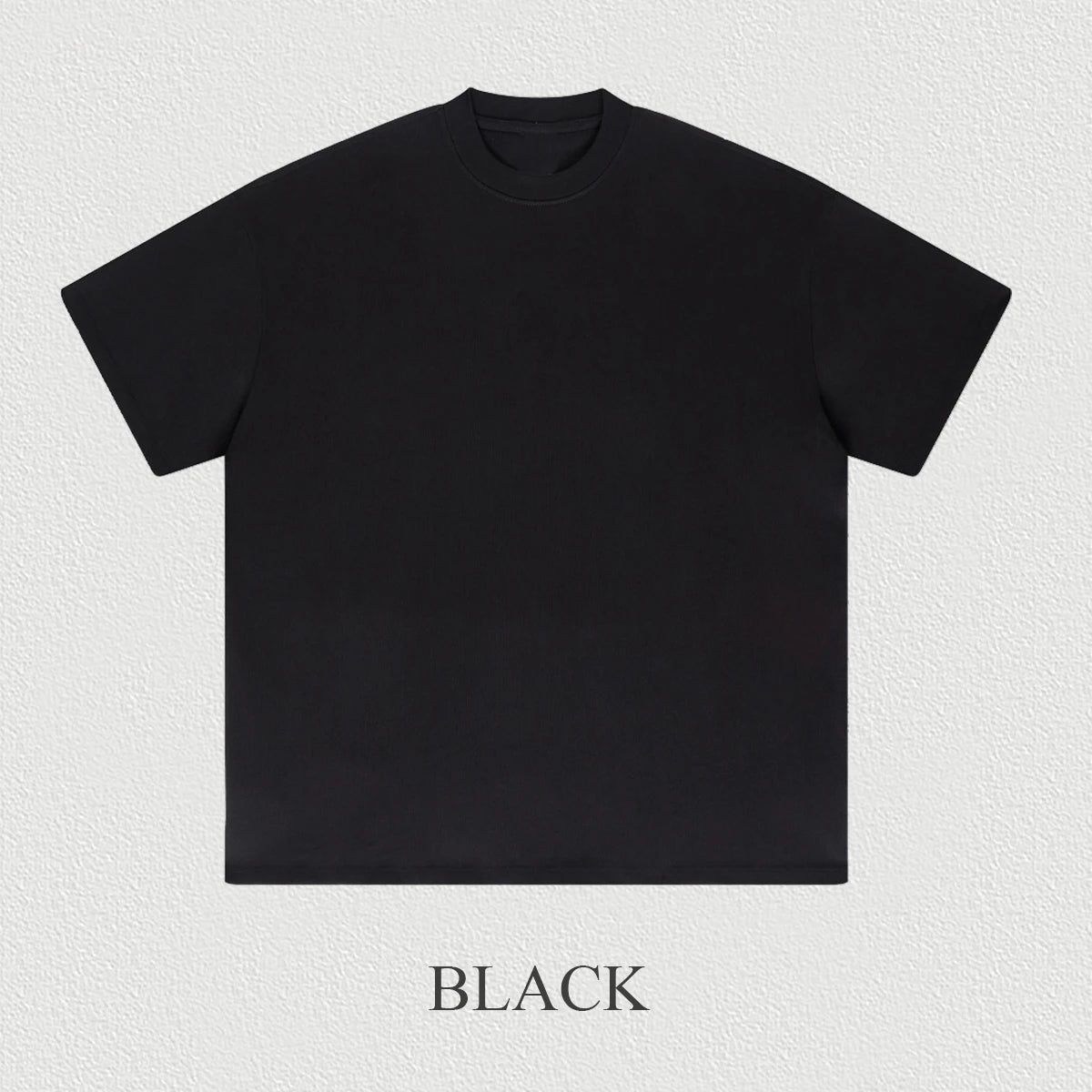 Unisex Oversized T Shirts Short Sleeve Men Solid Color Blank Heavyweight Cotton Basic T Shirt