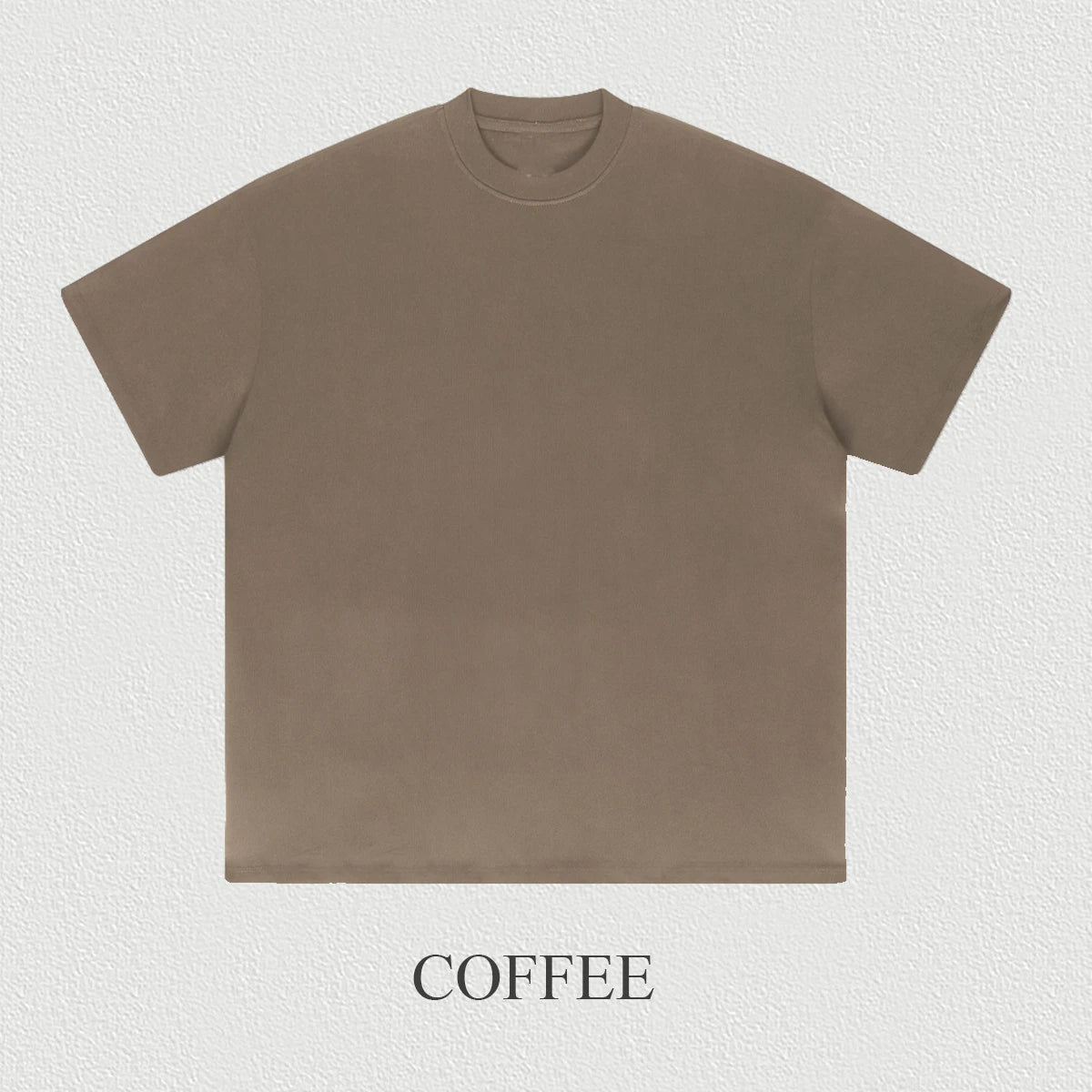 Unisex Oversized T Shirts Short Sleeve Men Solid Color Blank Heavyweight Cotton Basic T Shirt