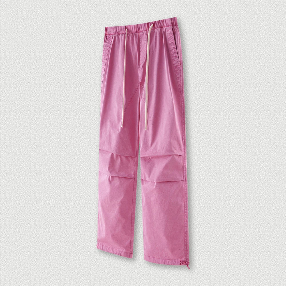 Retro Wash Carpertner Pants Unisex Oversized Casual Pants High Street Fashion Baggy Wide Leg Cargo Pants Men