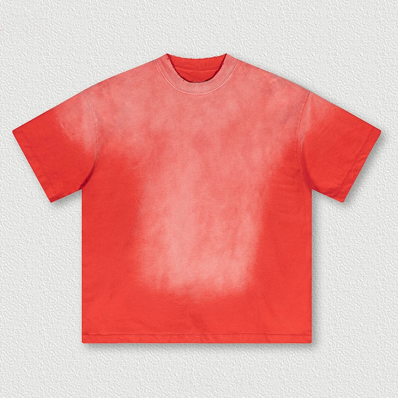 Wholesale 2024 Hot Hell Oversized 100% Cotton T-shirt Streetwear Blank Acid Wash Custom Logo Mens Vintage T Shirts