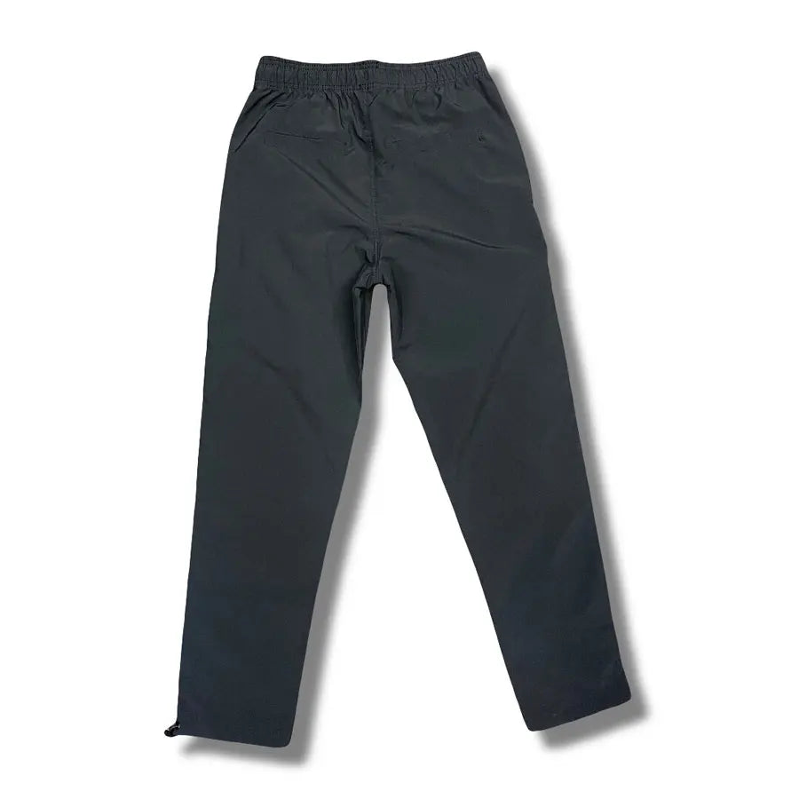 Oem Custom Elastic Waist Track Pants Men Solid Color Cargo Pants Straight Leg Windbreaker Pants