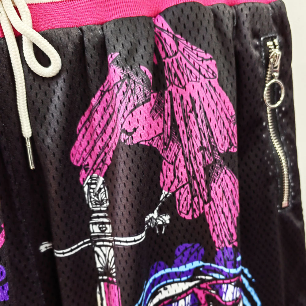 FACTORY gym shorts custom embroidered patched basketball shorts men graphic printing mesh shorts