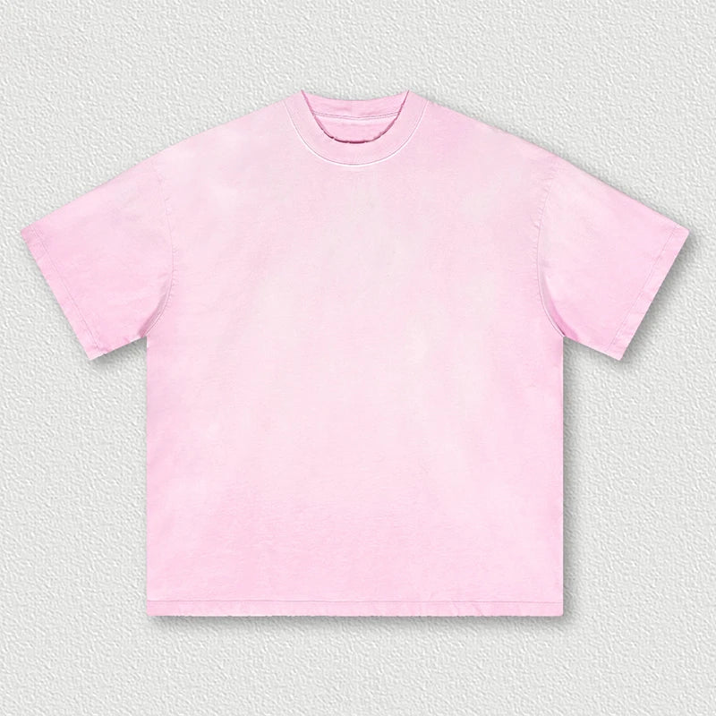Wholesale 2024 Hot Hell Oversized 100% Cotton T-shirt Streetwear Blank Acid Wash Custom Logo Mens Vintage T Shirts