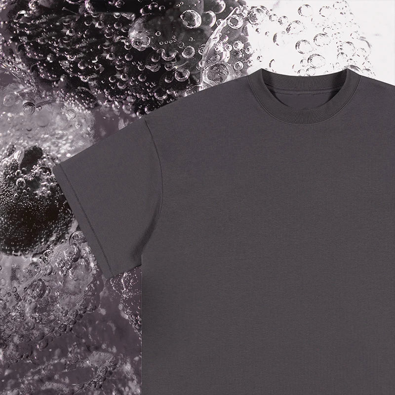 Wholesale Fashion T-shirts Blank Heavyweight Custom Logo Plain Unisex Loose T-shirt For Teenage