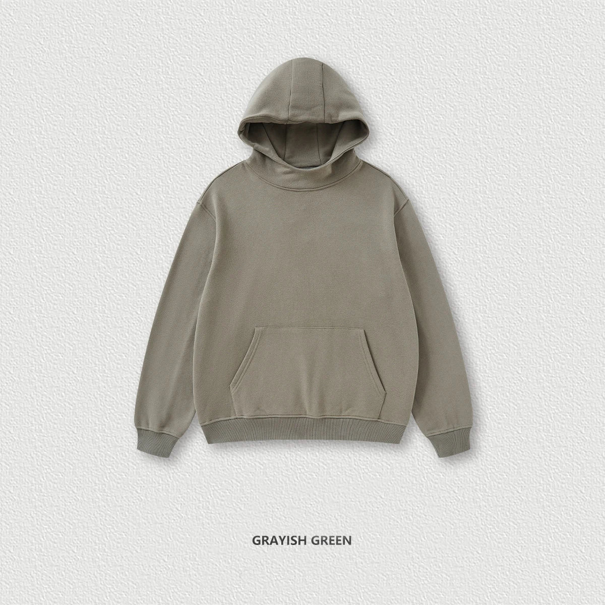 Huili Wholesale Unisex Übergroße Sweatshirts Dicke Baumwolle Übergroße Hoodies Fleecefutter Herren Pullover Einfarbig Blanko Hoodie