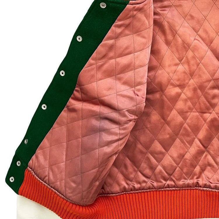factory manufacture thick high quality mens letterman jackets wholesale custom printed embroidery baseball varsity jacket